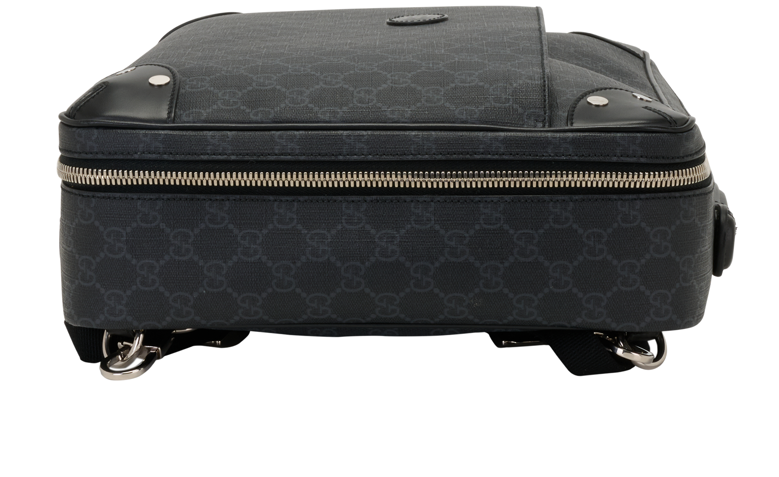 GG Briefcase Backpack, &pound;950, Handbags, Black, Canvas, Top view